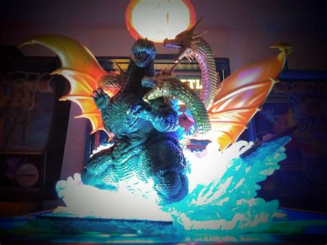 Current fulfillment time 1 week, thank you for your patience!. . Stern godzilla pinball topper